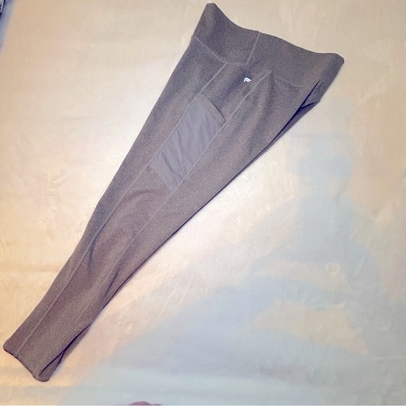 Fabletics Pants - Fabletics Heather Grey On-The-Go High-Waisted Leggings Size XL